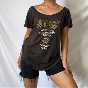 STUSSY WORLD TOUR SHIRT